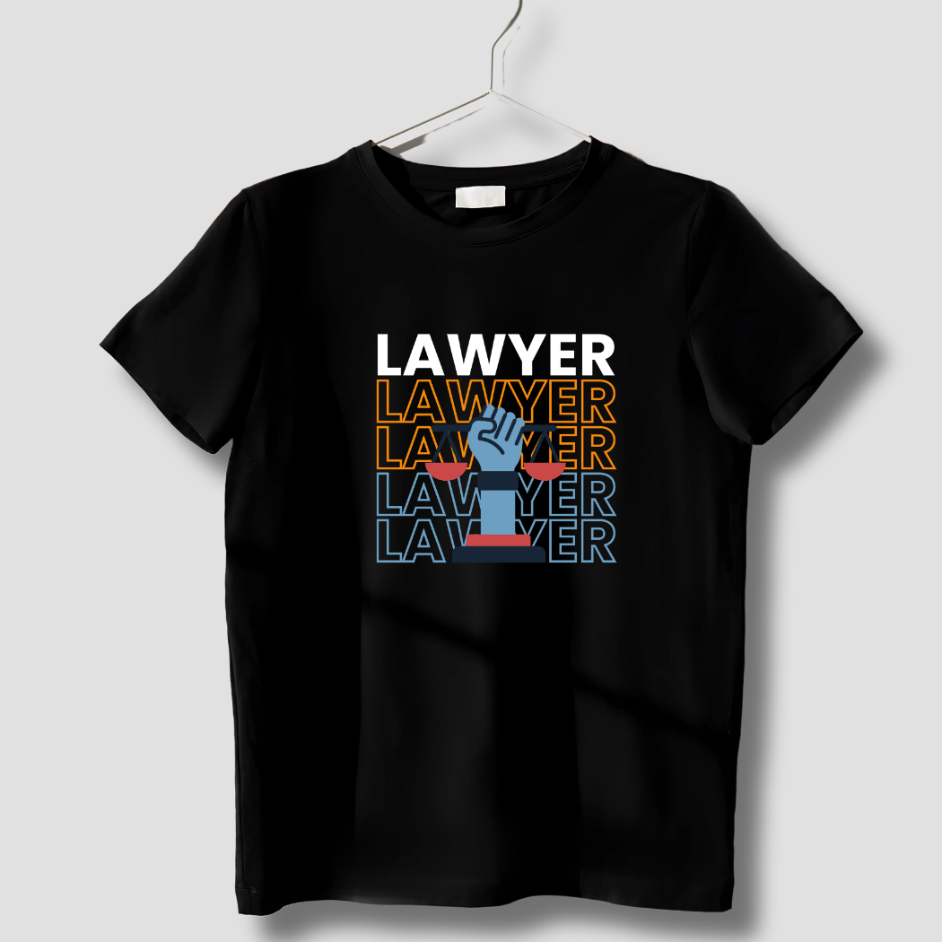 Lawyer Black Unisex T-Shirt