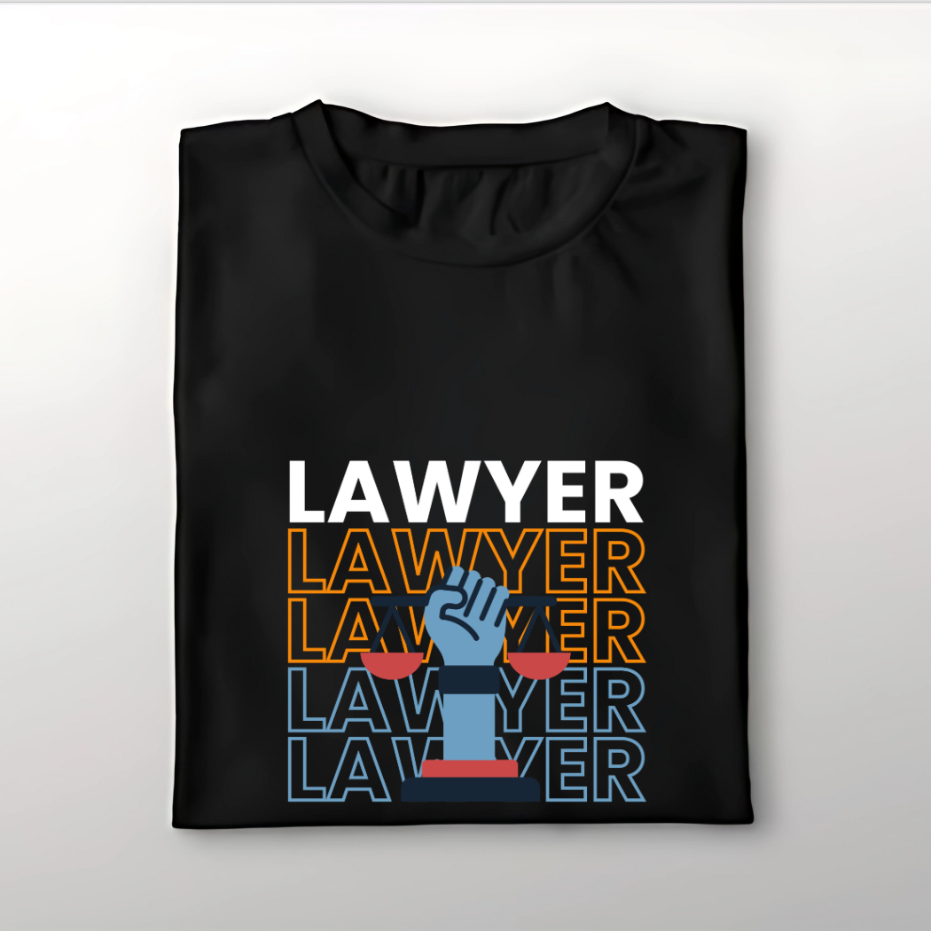 Lawyer Black Unisex T-Shirt
