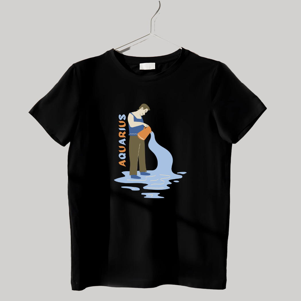 Flow Like Water 🌊 Aquarius Unisex T-Shirt