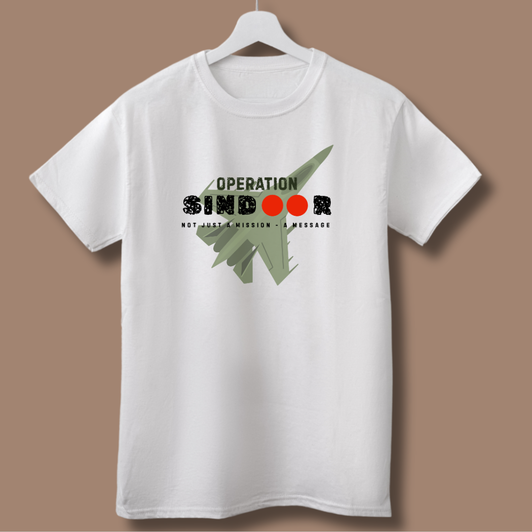 Operation Sindoor Unisex White T-Shirt