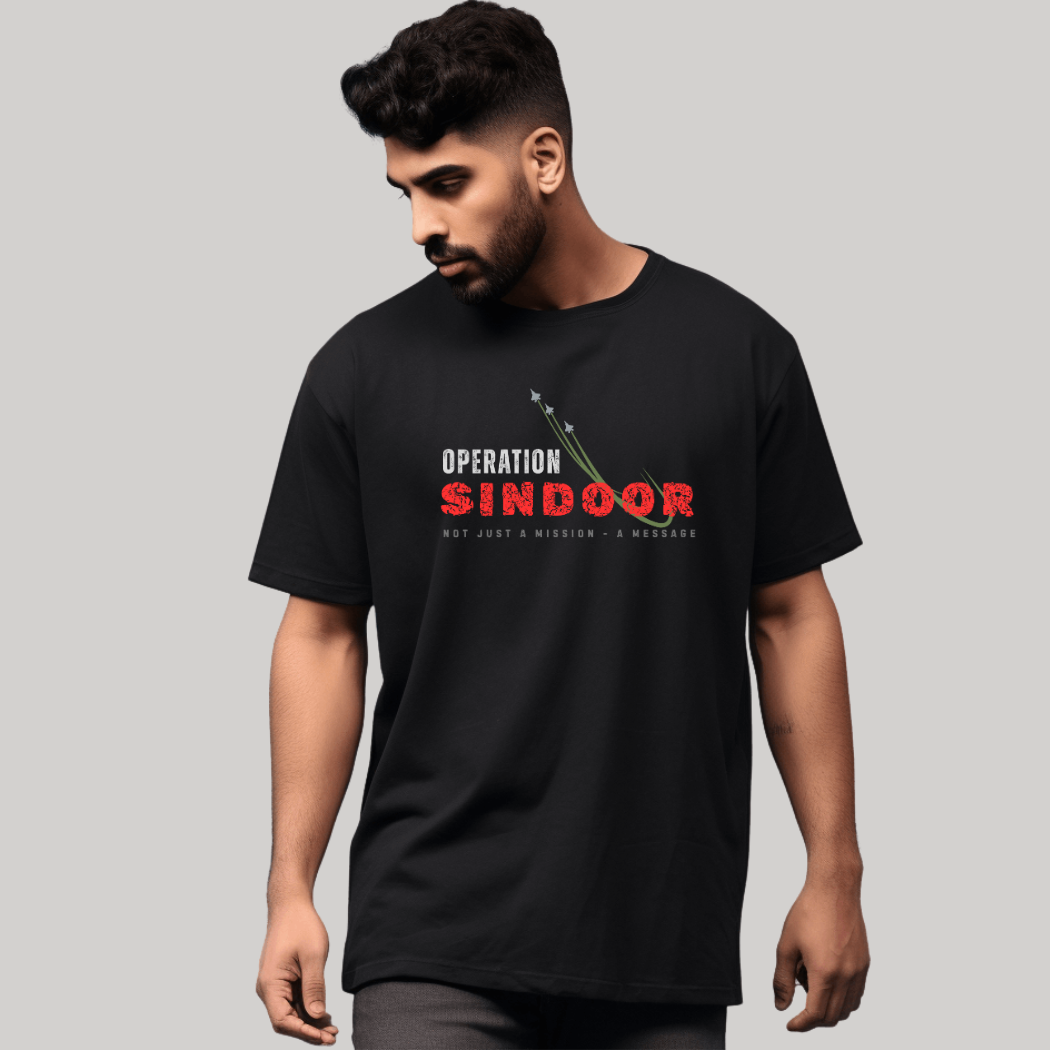Operation Sindoor Unisex Black T-Shirt