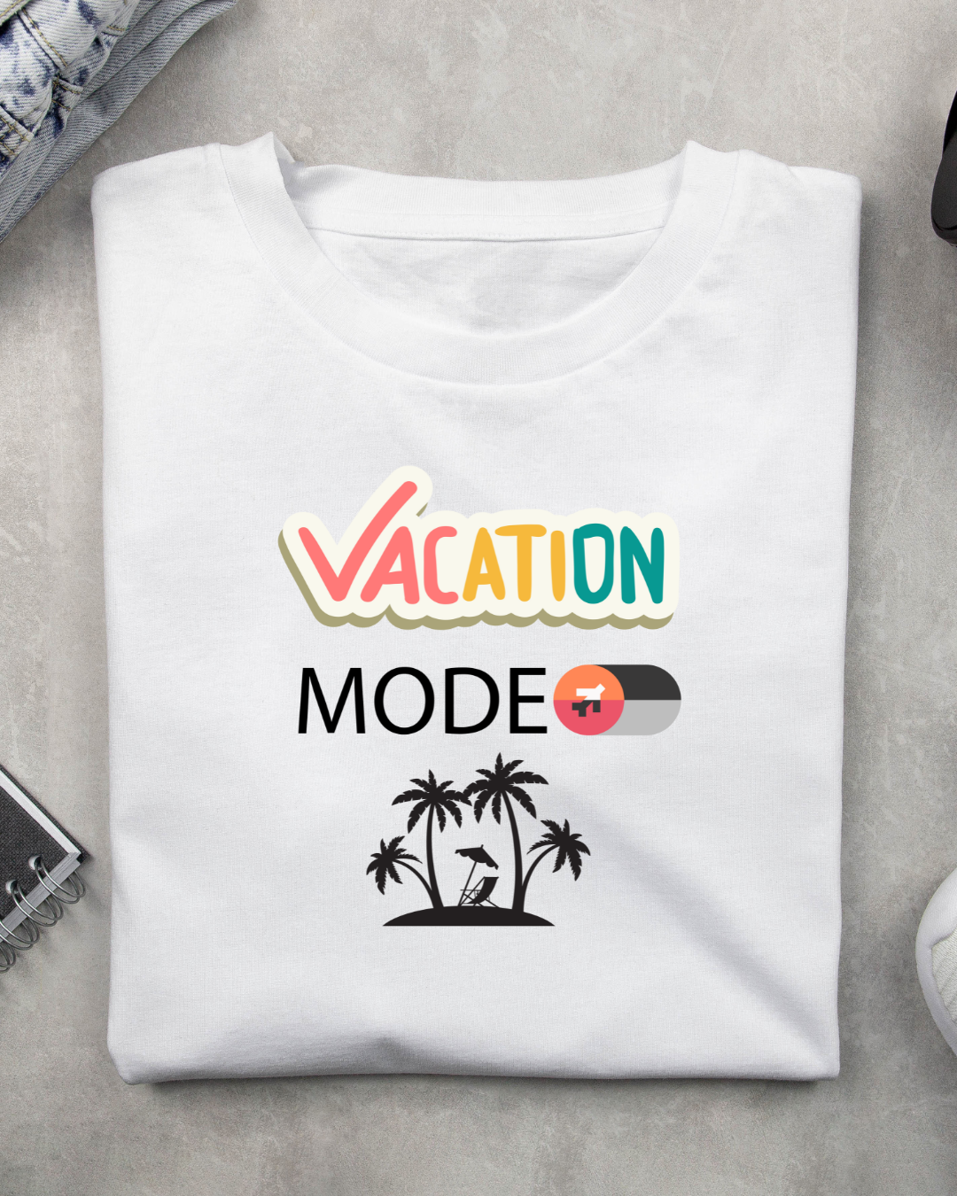 VACATION MODE ON Unisex T-Shirt