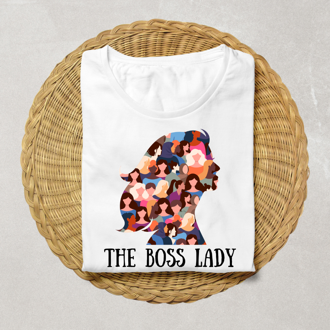 The Boss Lady White Women's T-Shirt