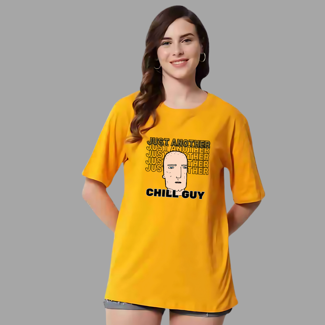 Just Another Chill Guy Oversized Unisex T-Shirt