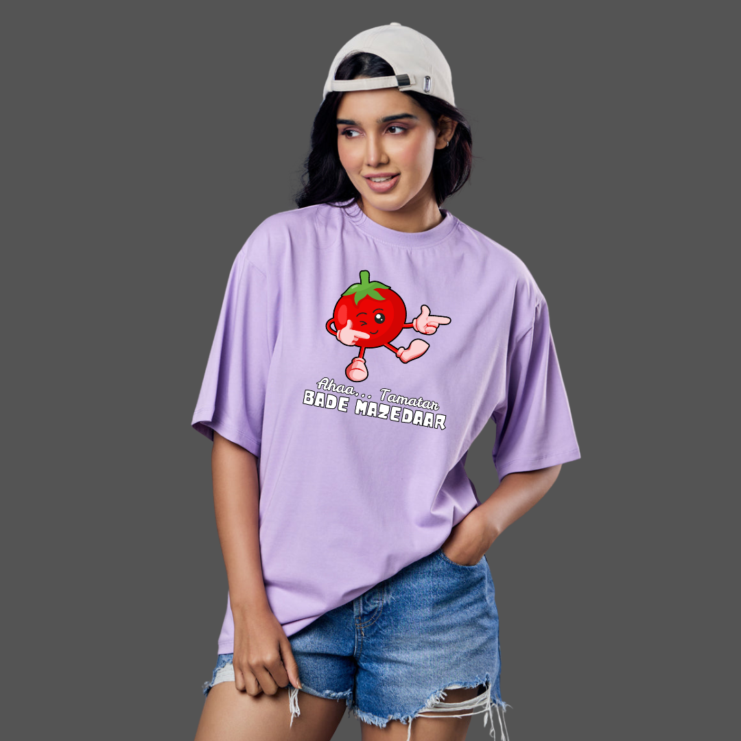 Ahaa Tamatar Oversized Unisex T-Shirt