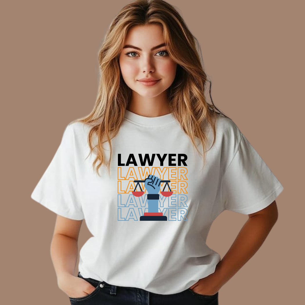 Lawyer White Unisex T-Shirt