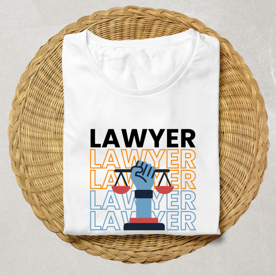 Lawyer White Unisex T-Shirt