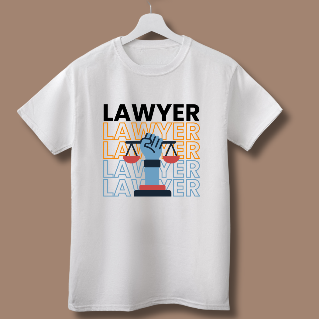 Lawyer White Unisex T-Shirt
