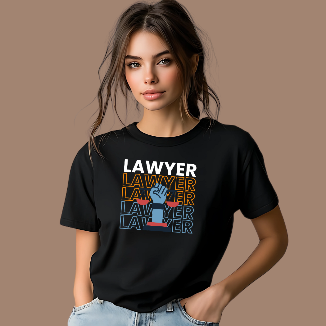 Lawyer Black Unisex T-Shirt