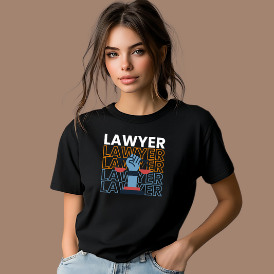 Lawyer Black Unisex T-Shirt