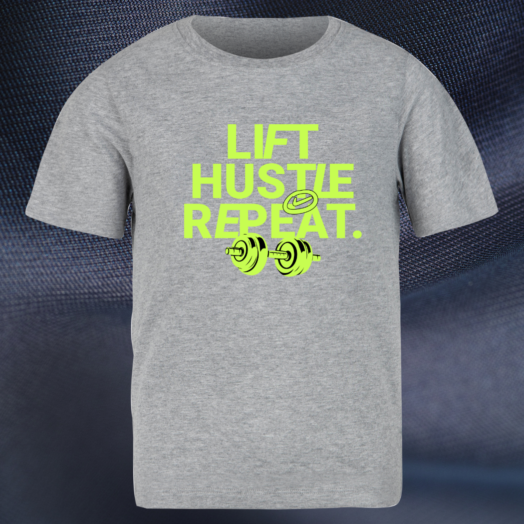 Lift Hustle Repeat Unisex T-Shirt