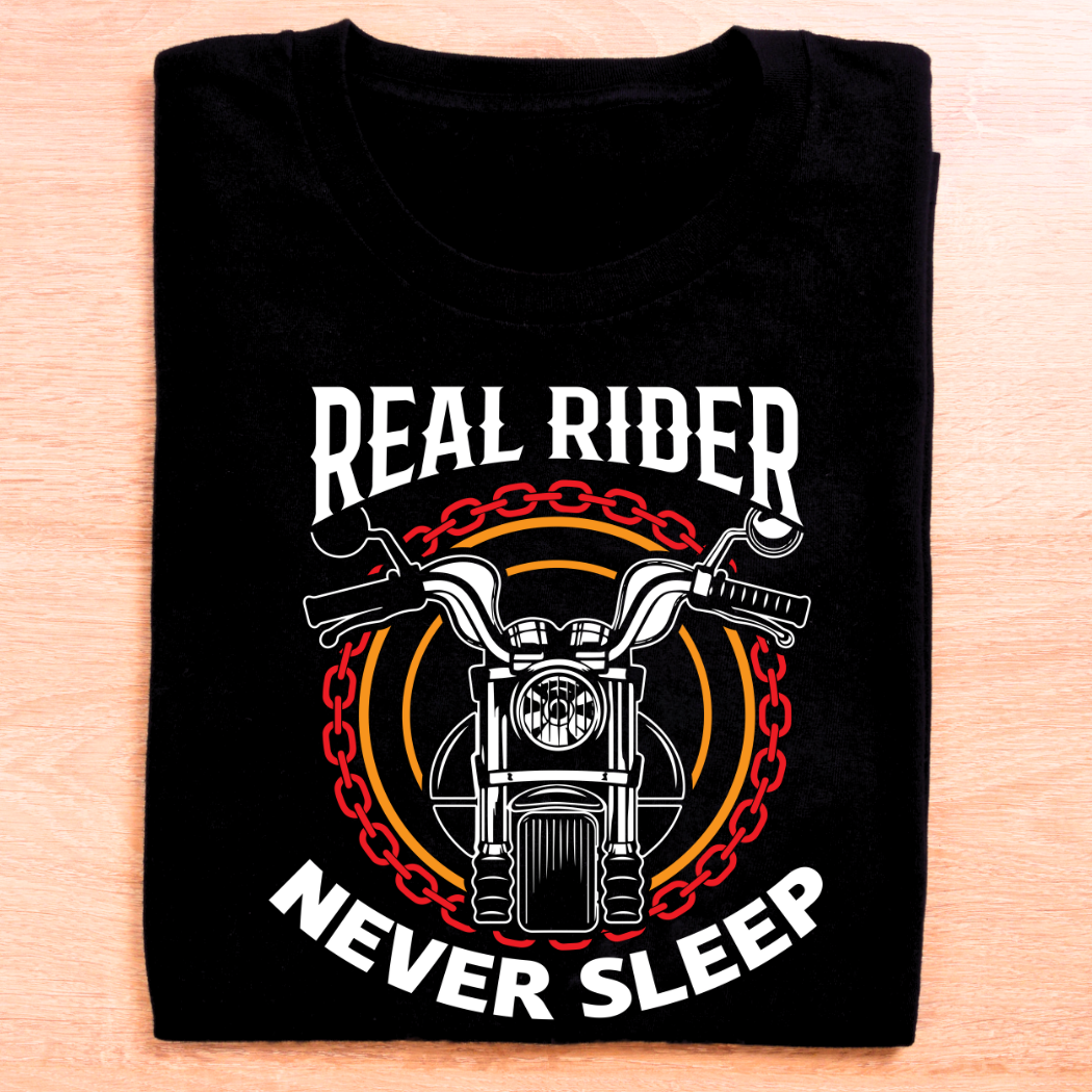 Real Rider Never Sleep Unisex T-Shirt