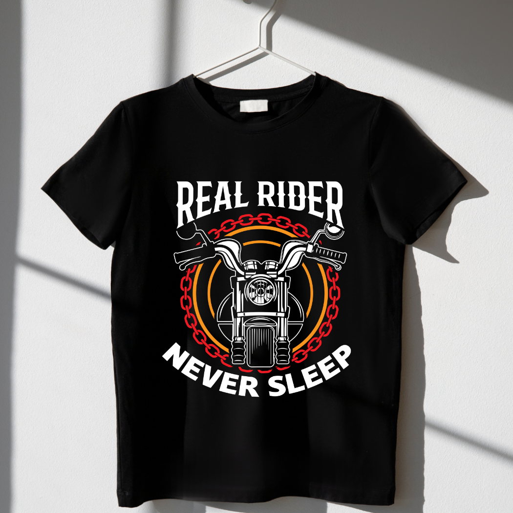 Real Rider Never Sleep Unisex T-Shirt