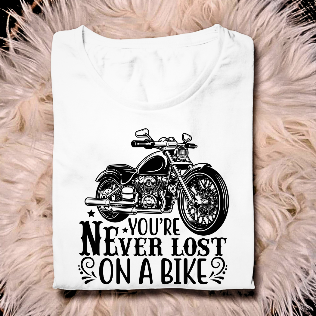 You're Never Lost on a Bike Unisex T-Shirt