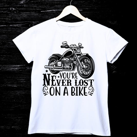 You're Never Lost on a Bike Unisex T-Shirt