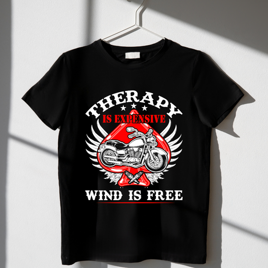 Therapy is Expensive, Wind is Free" Unisex T-shirt