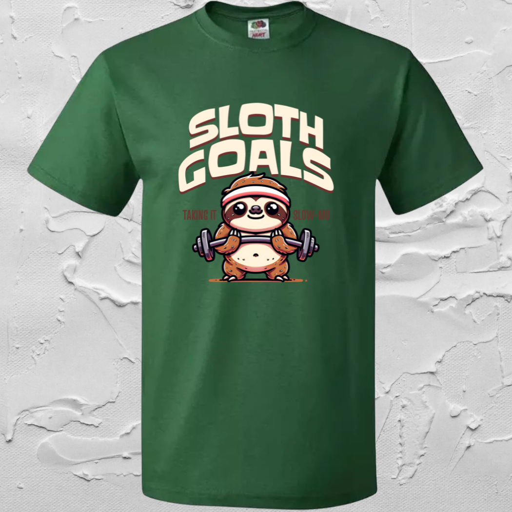 Sloth Goals Unisex T-Shirt