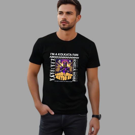 Korbo Lorbo Jeetbo Re: Kolkata Fan Unisex T-Shirt