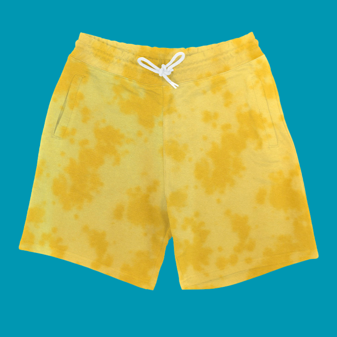 Oversized Yellow Unisex Co-ords | Premium Tie-Dye Streetwear Set