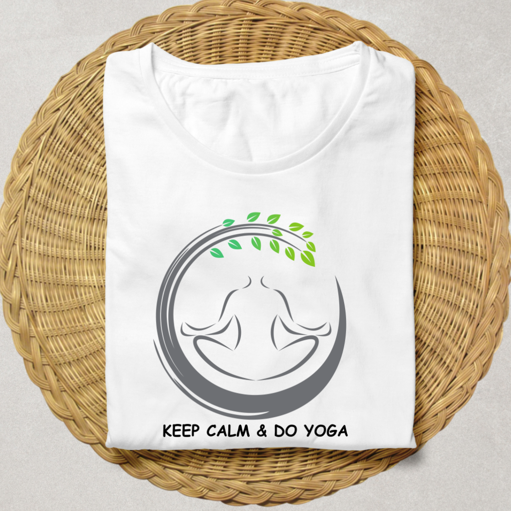 Keep Calm and Do Yoga Unisex Tshirt 🧘‍♀️