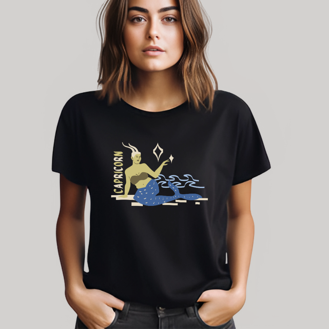 Ambition & Resilience 🏔️ Capricorn Unisex T-Shirt