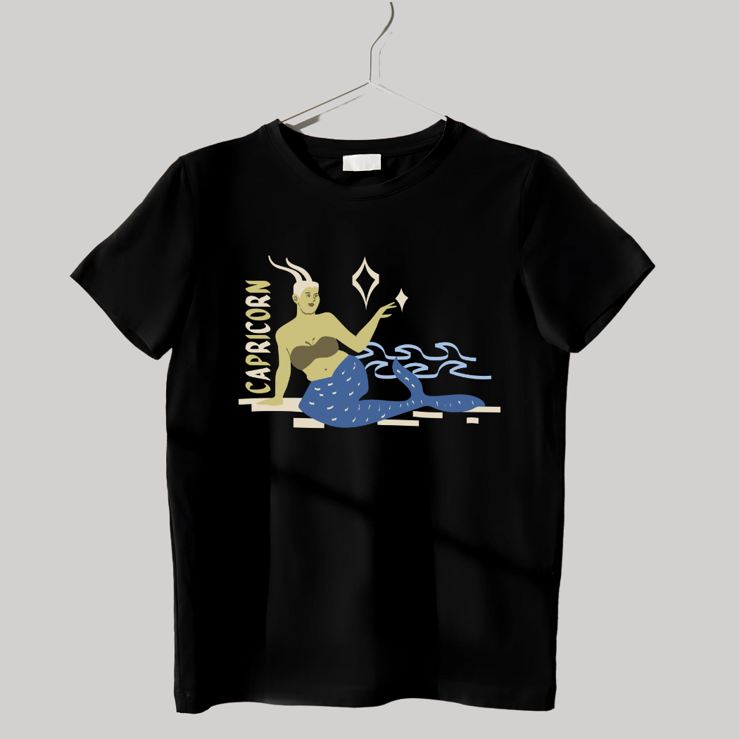 Ambition & Resilience 🏔️ Capricorn Unisex T-Shirt