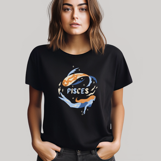 Dream Big, Swim Deep 🌊 Pisces Unisex T-Shirt