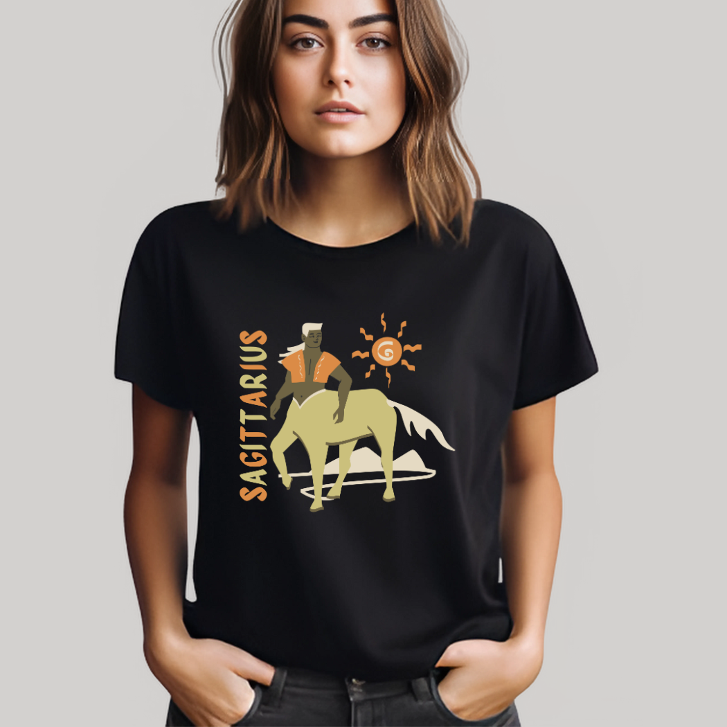 Aim High, Sagittarius 🎯 Unisex T-Shirt