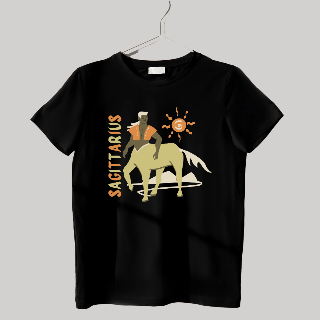 Aim High, Sagittarius 🎯 Unisex T-Shirt