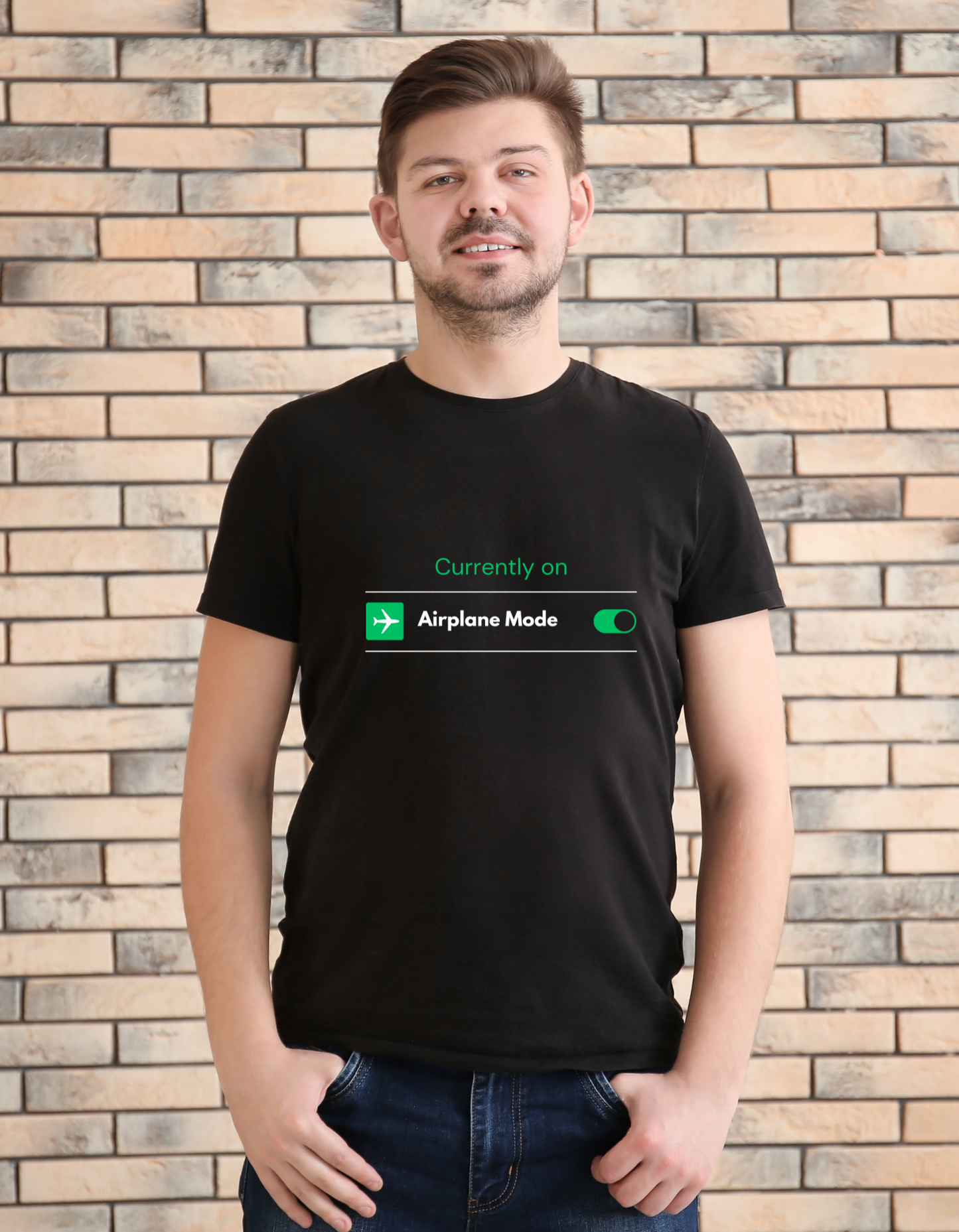 CURRENTLY ON AIRPLANE MODE Unisex T-Shirt