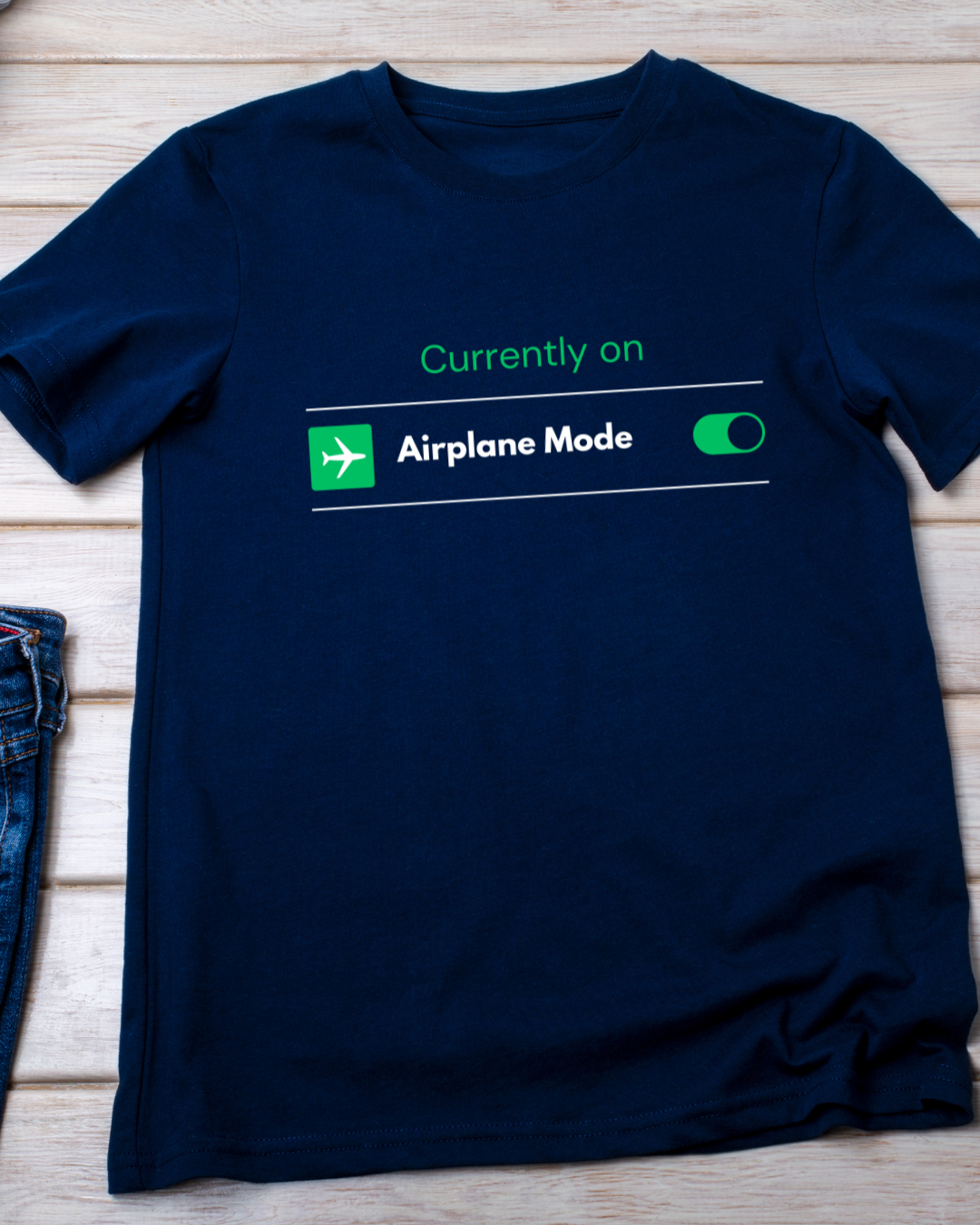 CURRENTLY ON AIRPLANE MODE Unisex T-Shirt