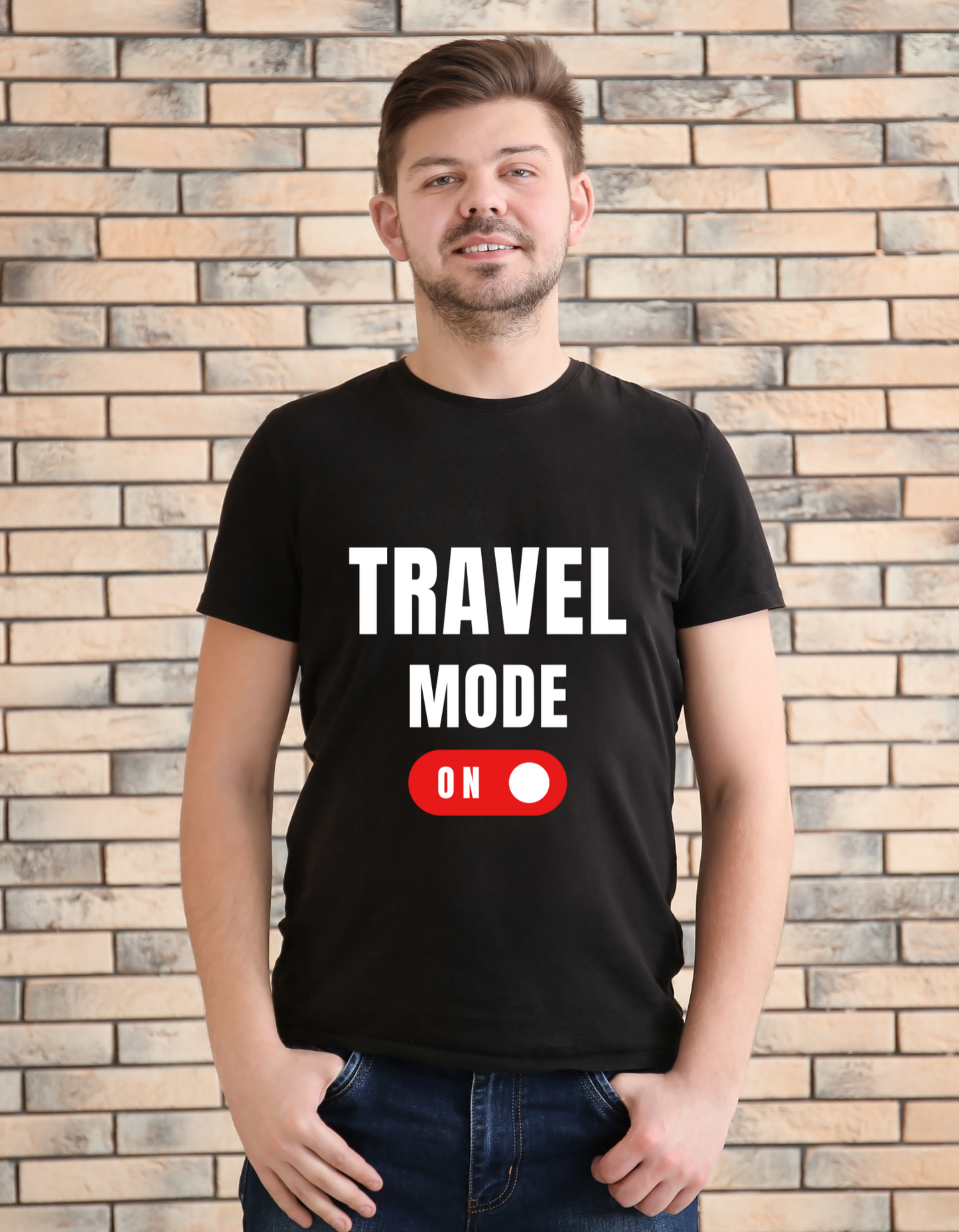 TRAVEL MODE ON Unisex T-Shirt