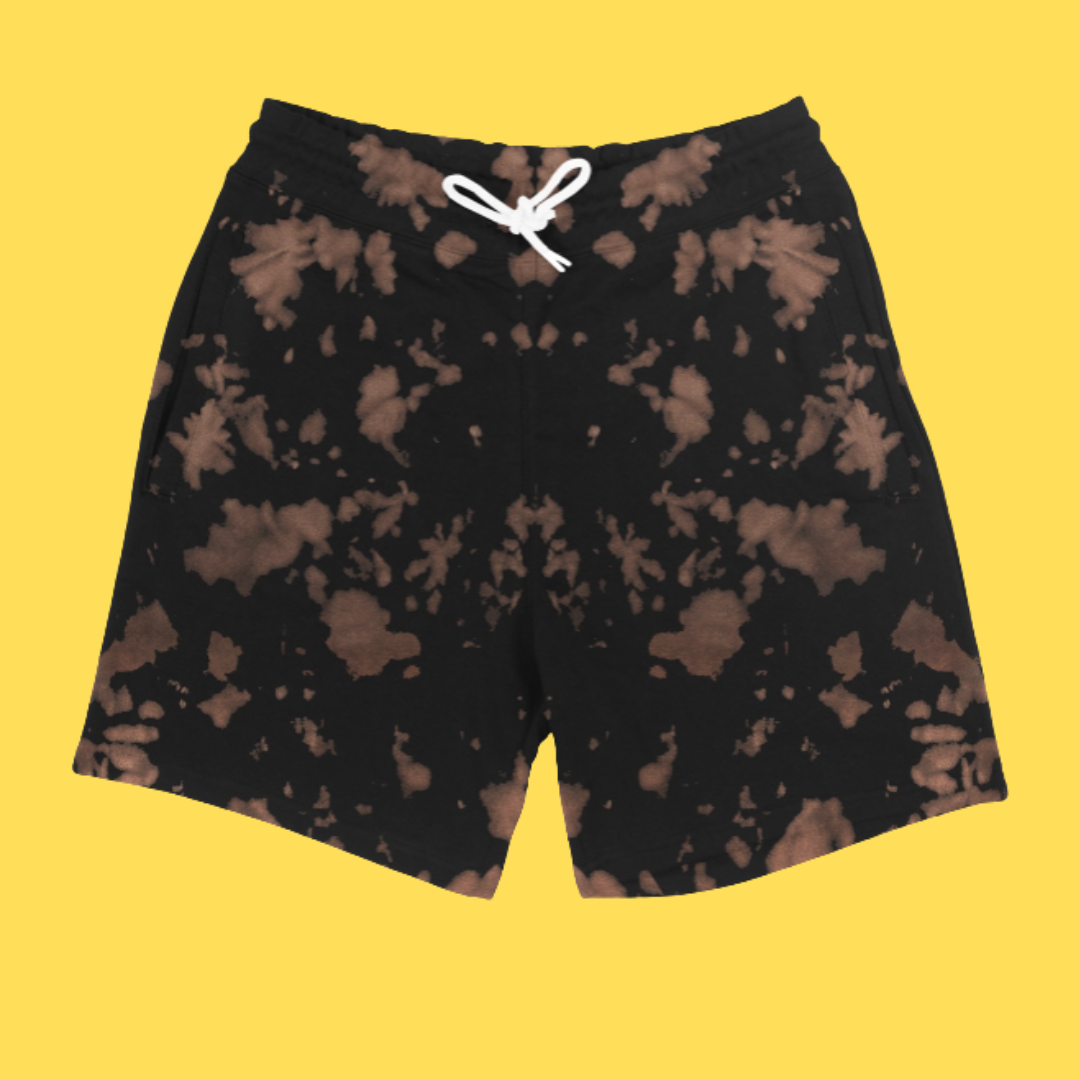 Oversized Brown & Black Unisex Co-ords | Premium Tie-Dye Streetwear Set
